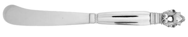 Acorn (Sterling, 1915) Large Solid Hollow Handle Paddle Butter Spreader Monogrammed