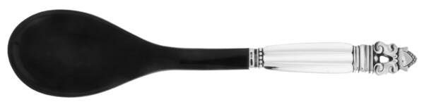 Acorn (Sterling, 1915) Medium Salad Serving Spoon with Horn Bowl