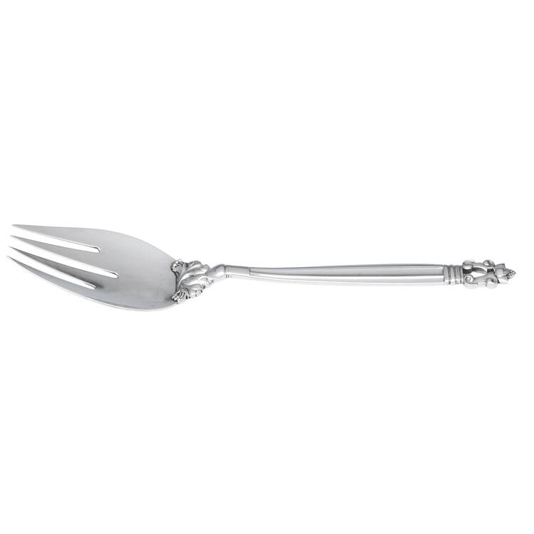 Acorn (Sterling, 1915) Vegetable Serving Fork (Solid)
