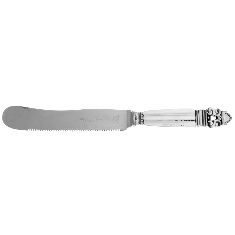 Acorn (Sterling, 1915) Knife-Cheese/Stainless Blade