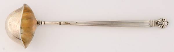 Acorn (Sterling, 1915) Small Gravy Ladle, Solid Piece