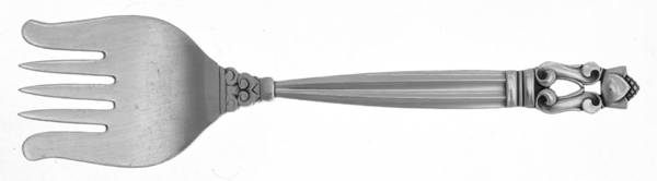 Acorn (Sterling, 1915) Solid Flat Sardine Server