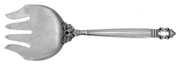 Acorn (Sterling, 1915) Small Solid Fish Serving Fork