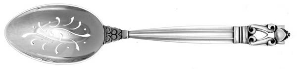 Acorn (Sterling, 1915) Relish Spoon