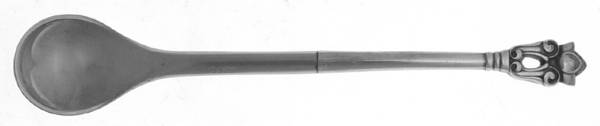 Acorn (Sterling, 1915) Mustard Spoon with Stainless Bowl