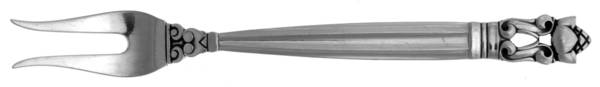 Acorn (Sterling, 1915) Individual Hors d'Oeuvres Fork