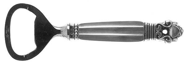 Acorn (Sterling, 1915) Bottle Opener with Stainless Bowl