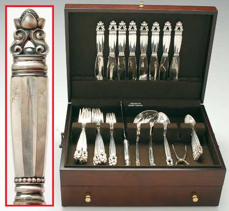 Acorn (Sterling, 1915) 55 Piece Set
