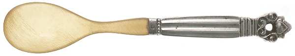 Acorn (Sterling, 1915) Relish Spoon with Horn Bowl