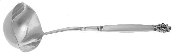 Acorn (Sterling, 1915) Large Solid Soup Ladle