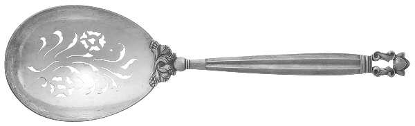 Acorn (Sterling, 1915) Pierced Berry/Casserole Spoon
