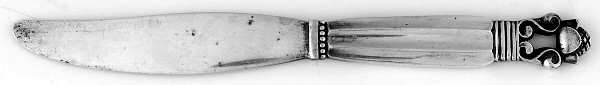 Acorn (Sterling, 1915) Baby Knife Solid Piece