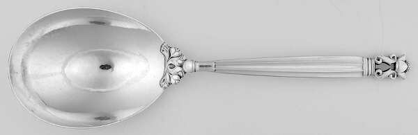 Acorn (Sterling, 1915) Solid Rice/Potato Spoon