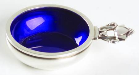 Acorn (Sterling, 1915) Enameled Salt Cellar Individual