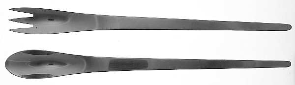 Arne Jacobsen (Stainless, Satin) (2 Pc) Solid Salad Set