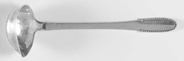 Beaded (Sterling, 1916) Ladle-Cream/Solid Piece-Small