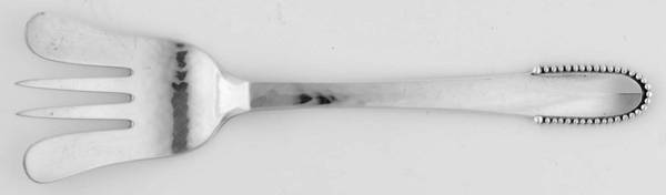 Beaded (Sterling, 1916) Sardine Server with Stainless Bowl