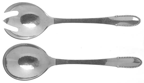Beaded (Sterling, 1916) Small Compote Serving Set 2 Piece