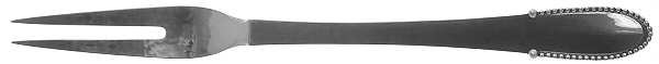 Beaded (Sterling, 1916) Medium 2-Tine Cold Meat Serving Fork
