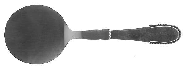 Beaded (Sterling, 1916) Egg Server with Stainless Blade