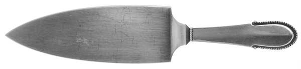 Beaded (Sterling, 1916) Tart Server W/Sterling Blade