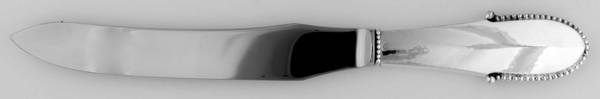 Beaded (Sterling, 1916) Large Stainless Blade Roast Carving Knife