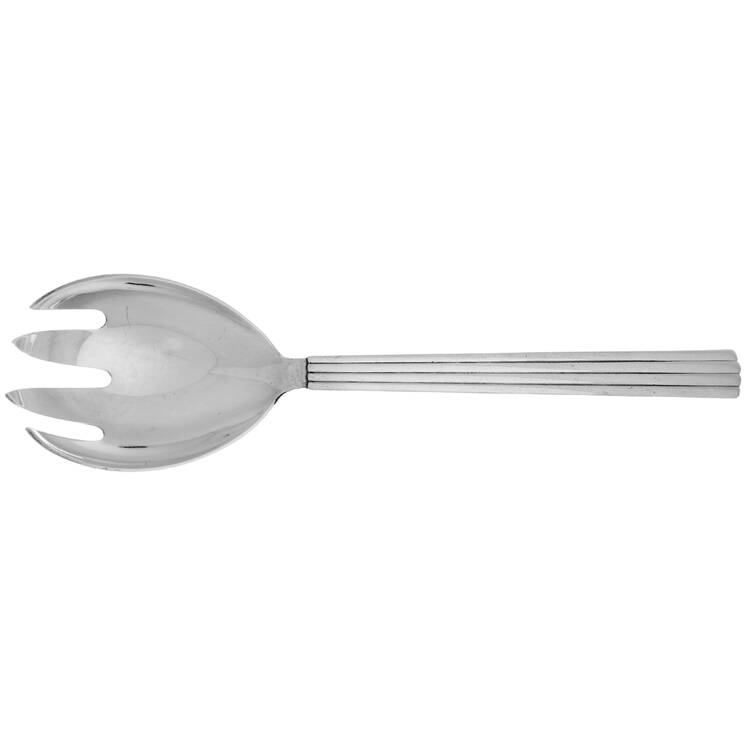 Bernadotte (Sterling, 1939) Salad Serving Fork Stainless Prongs Medium