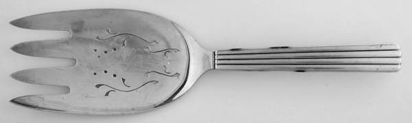 Bernadotte (Sterling, 1939) Large Solid Fish Serving Fork