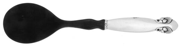 Bittersweet (Sterling, 1940) Medium Salad Serving Spoon with Horn Bowl