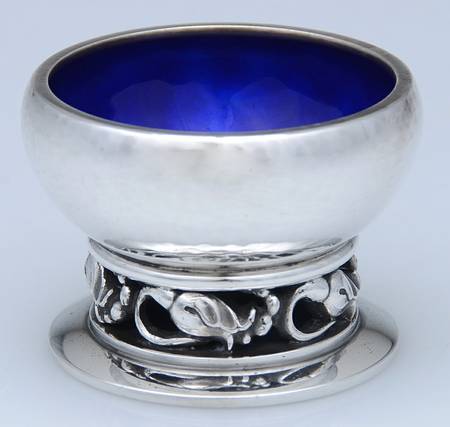 Blossom (Sterling, 1919) Enameled Salt Cellar Individual