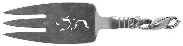 Blossom (Sterling, 1919) Small Solid Fish Serving Fork