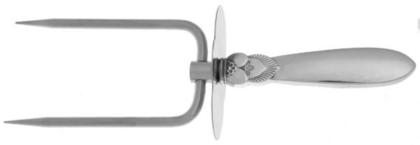 Cactus (Sterling, 1930) Large Joint/Roast Holder Fork