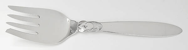 Cactus (Sterling, 1930) Large 4-Tine Cold Meat Serving Fork