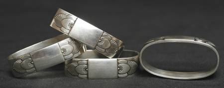 Cactus (Sterling, 1930) Oblong Napkin Ring