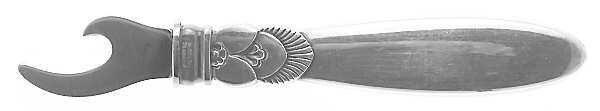Cactus (Sterling, 1930) Bottle/Can Opener with Stainless Bowl