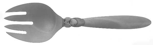 Cactus (Sterling, 1930) Medium Solid Serving Fork