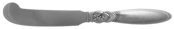 Cactus (Sterling, 1930) Large Solid Hollow Handle Paddle Butter Spreader