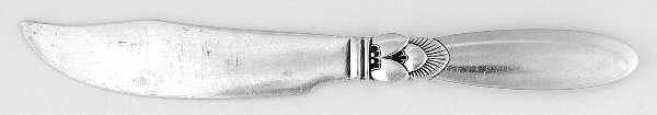 Cactus (Sterling, 1930) Individual Hollow Handle Fish Knife-Sterling Blade