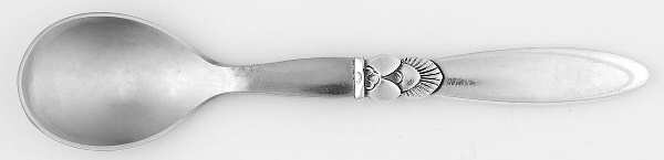 Cactus (Sterling, 1930) Egg Spoon with Stainless Bowl