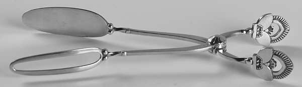 Cactus (Sterling, 1930) Large Solid Sandwich Tongs