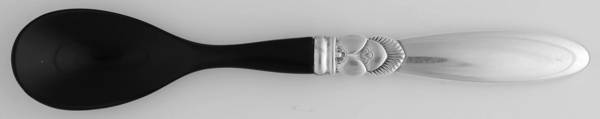 Cactus (Sterling, 1930) Relish Spoon with Horn Bowl
