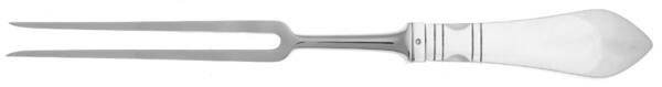 Continental (Sterling, 1908) Large Stainless-Prong Roast Carving Fork