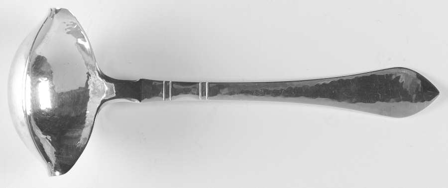 Continental (Sterling, 1908) 2 Spout Gravy Ladle-Solid Piece