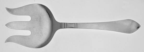 Continental (Sterling, 1908) Small Solid Fish Serving Fork