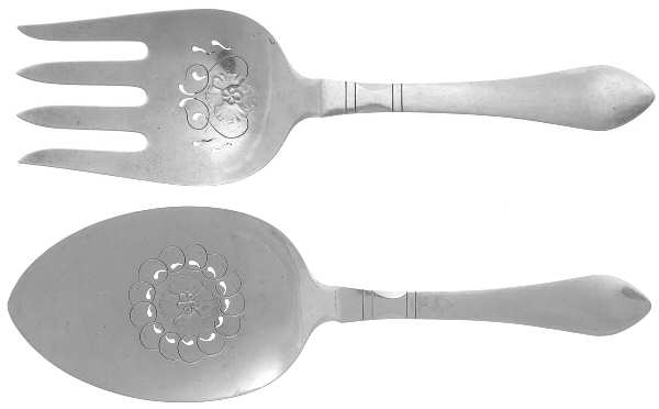 Continental (Sterling, 1908) Fish Serving Set (FSS, FFS)