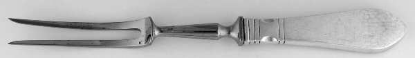 Continental (Sterling, 1908) Small Steak Carving Fork with Stainless Prongs