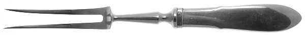 Mitra (Stainless) Small Steak Carving Fork with Stainless Prongs