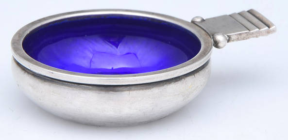 Parallel (Sterling, 1931) Enameled Salt Cellar Individual