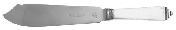 Pyramid (Sterling, 1927) Large Cake Knife with Stainless Blade