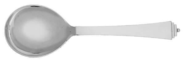 Pyramid (Sterling, 1927) Solid Compote Serving Spoon
